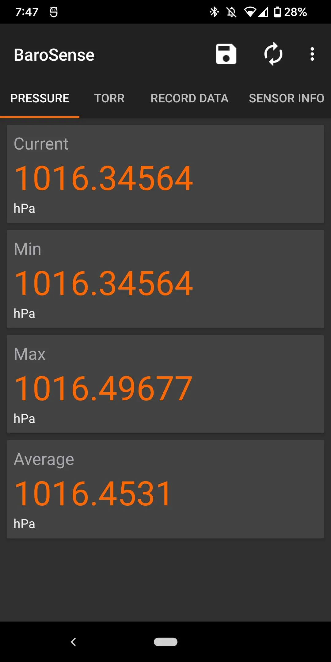 BaroSense - Digital Barometer | Indus Appstore | Screenshot