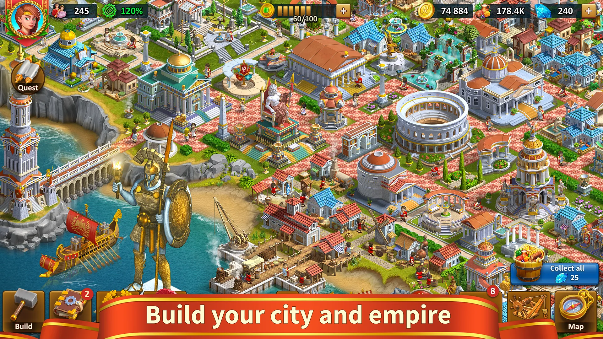 Rise of the Roman Empire: Rome | Indus Appstore | Screenshot