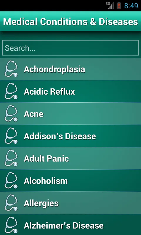 Diseases Dictionary Medical | Indus Appstore | Screenshot