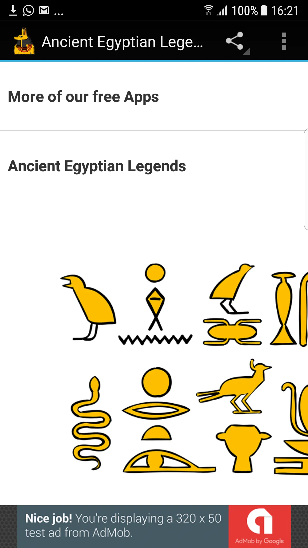 Ancient Egyptian Legends | Indus Appstore | Screenshot