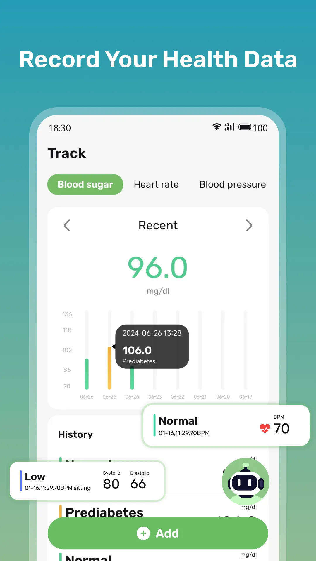 Health Sense: Blood Sugar Hub | Indus Appstore | Screenshot