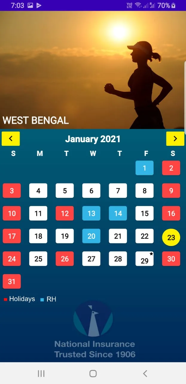 NIC Calendar | Indus Appstore | Screenshot