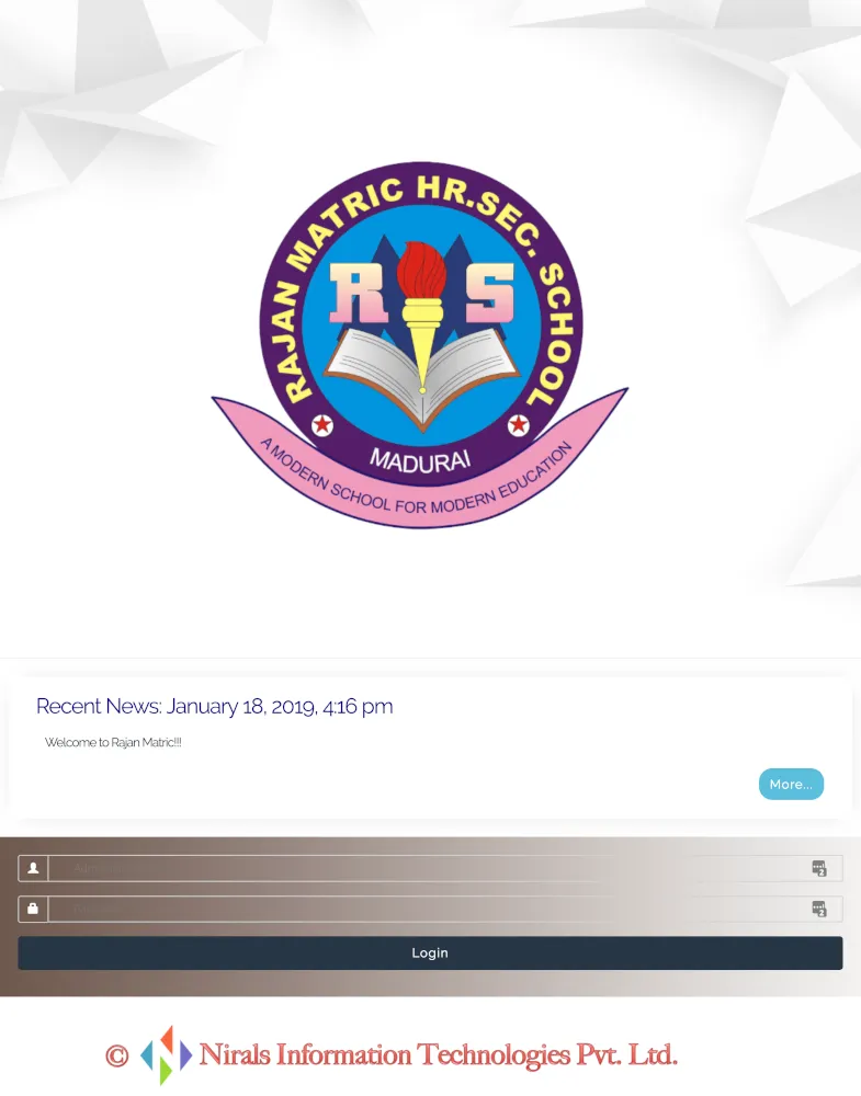 Rajan Matric Hr. Sec. School | Indus Appstore | Screenshot