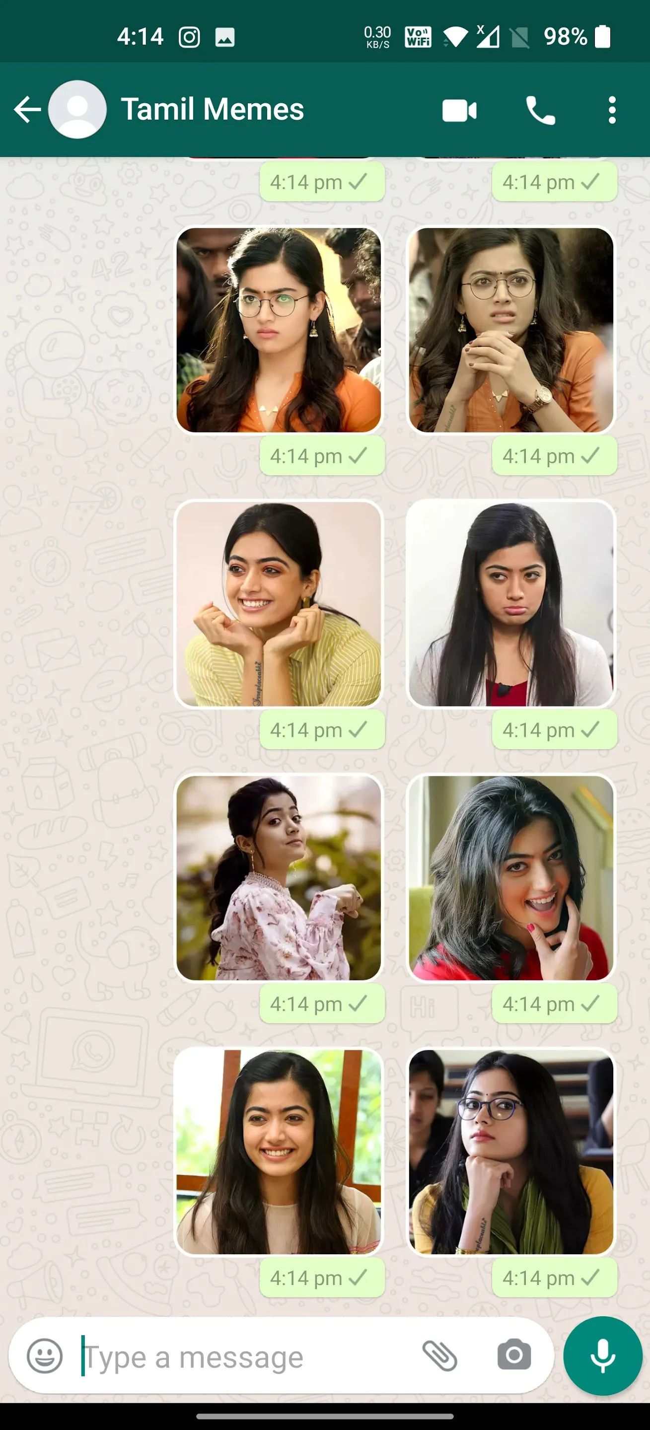 Rashmika Stickers | Indus Appstore | Screenshot