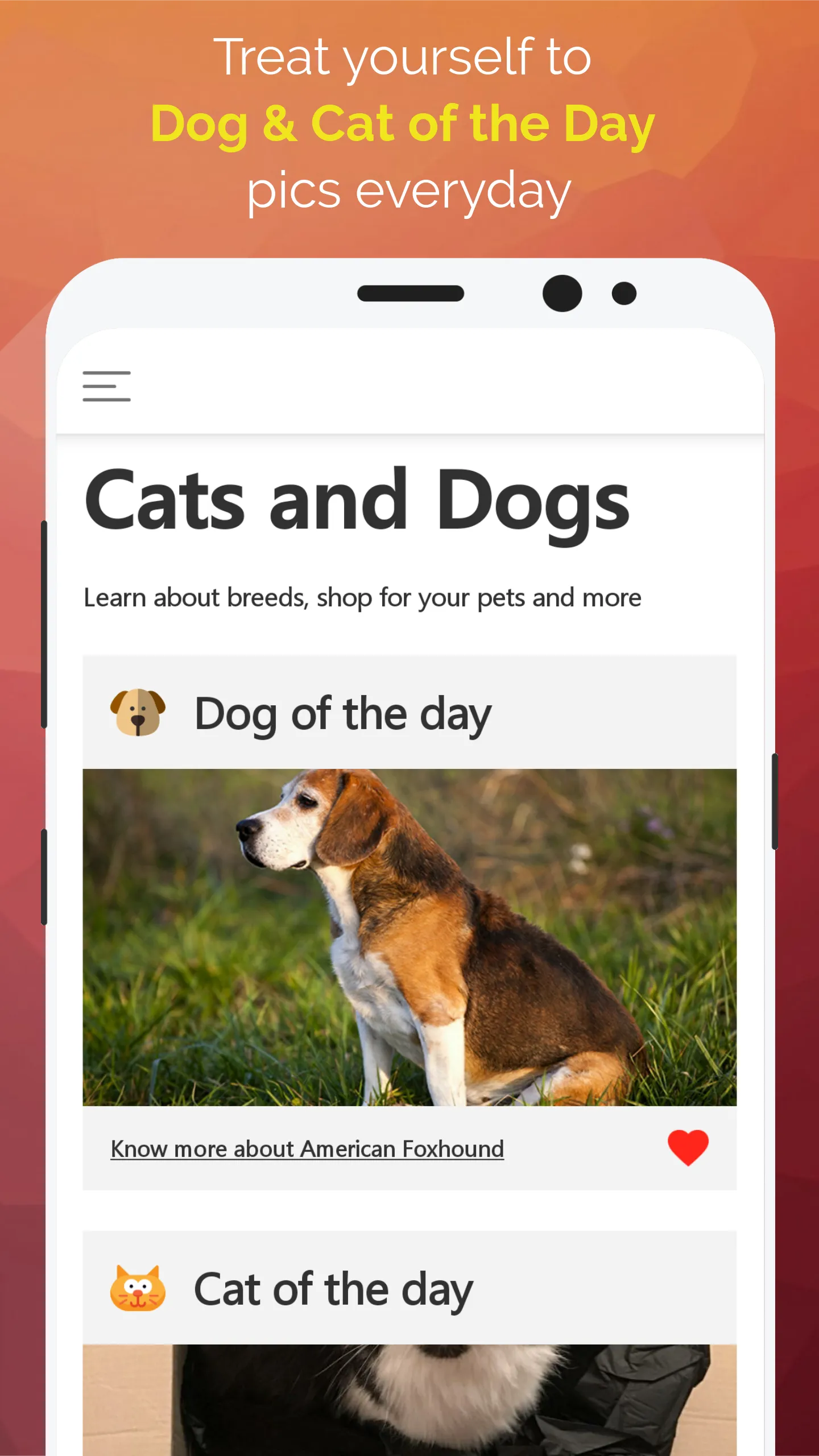 Cats And Dogs-Pet care & Info | Indus Appstore | Screenshot