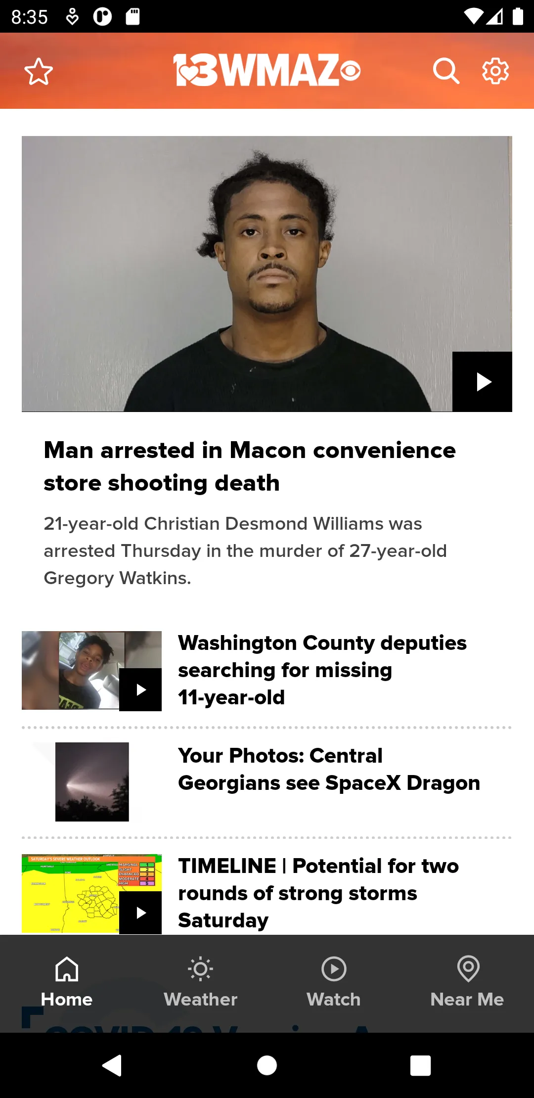 13WMAZ: Central Georgia News | Indus Appstore | Screenshot