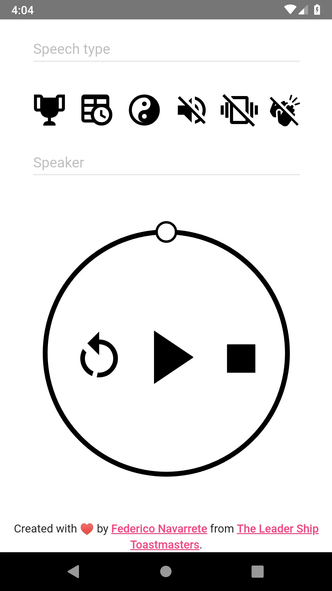 Toastmasters Timer | Indus Appstore | Screenshot