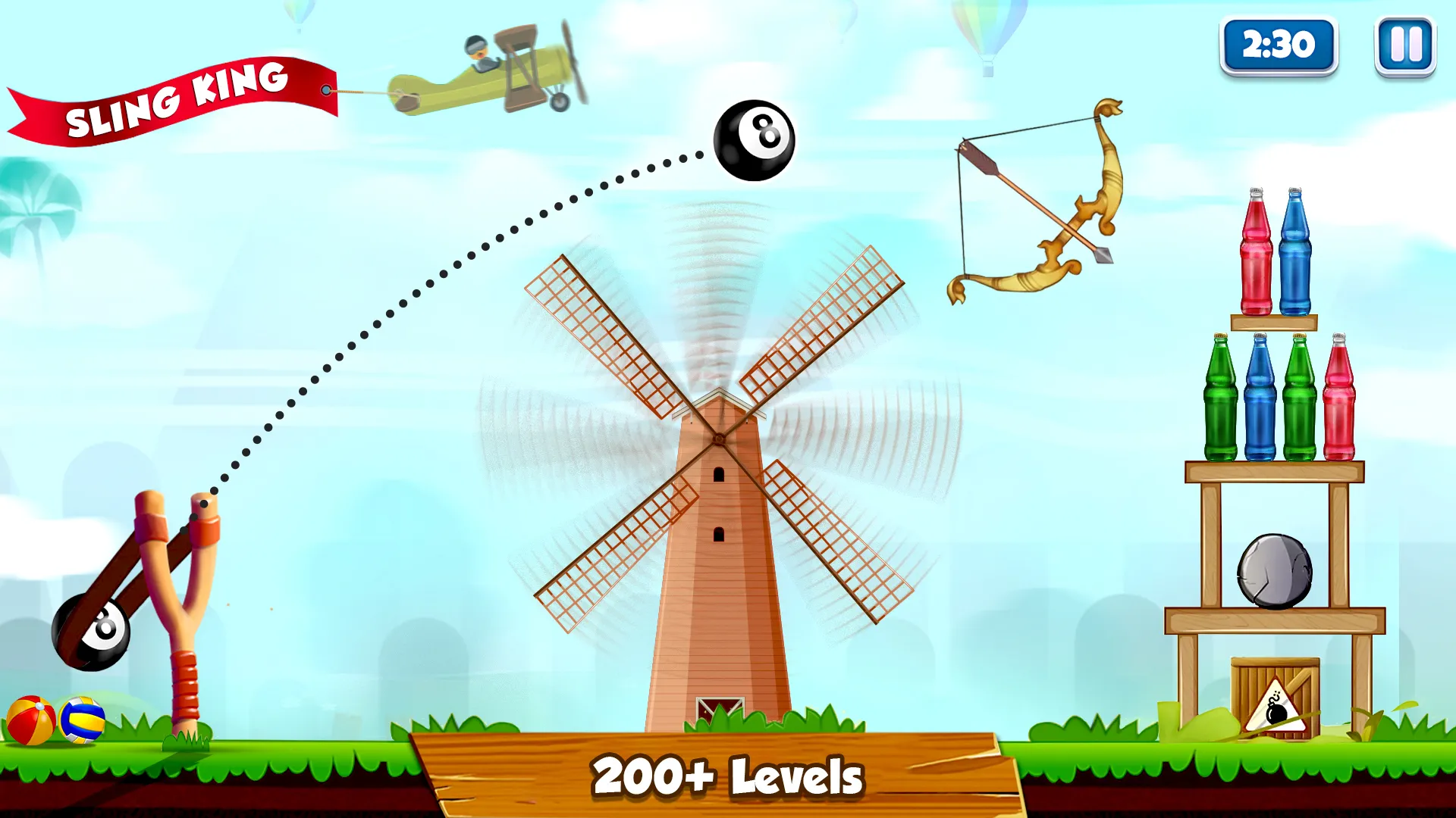 Bottle Shooter Slingshot Game | Indus Appstore | Screenshot