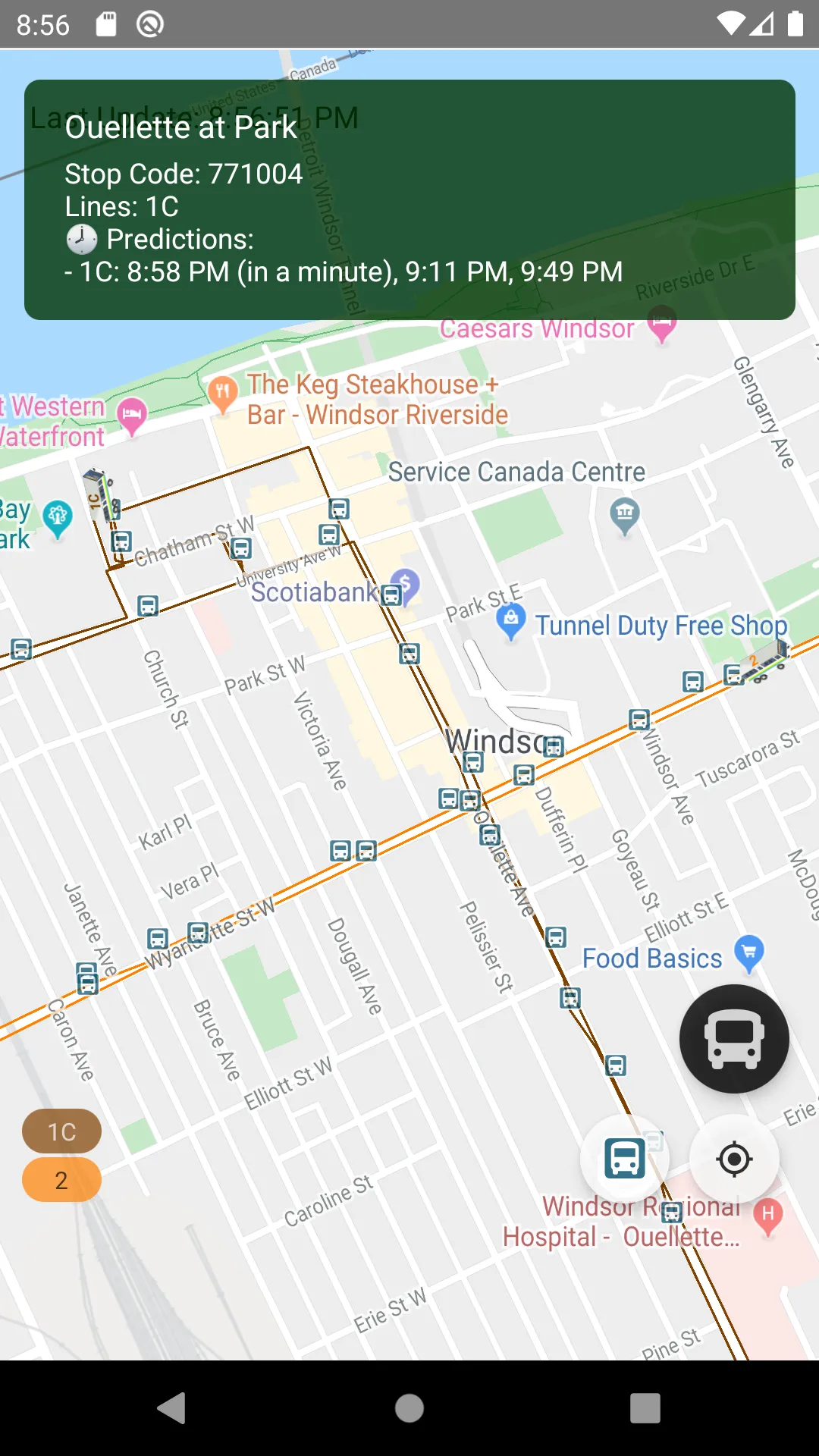 Windsor Bus Tracker | Indus Appstore | Screenshot