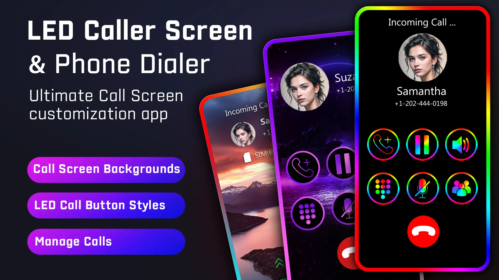 LED Caller Screen Phone Dialer | Indus Appstore | Screenshot