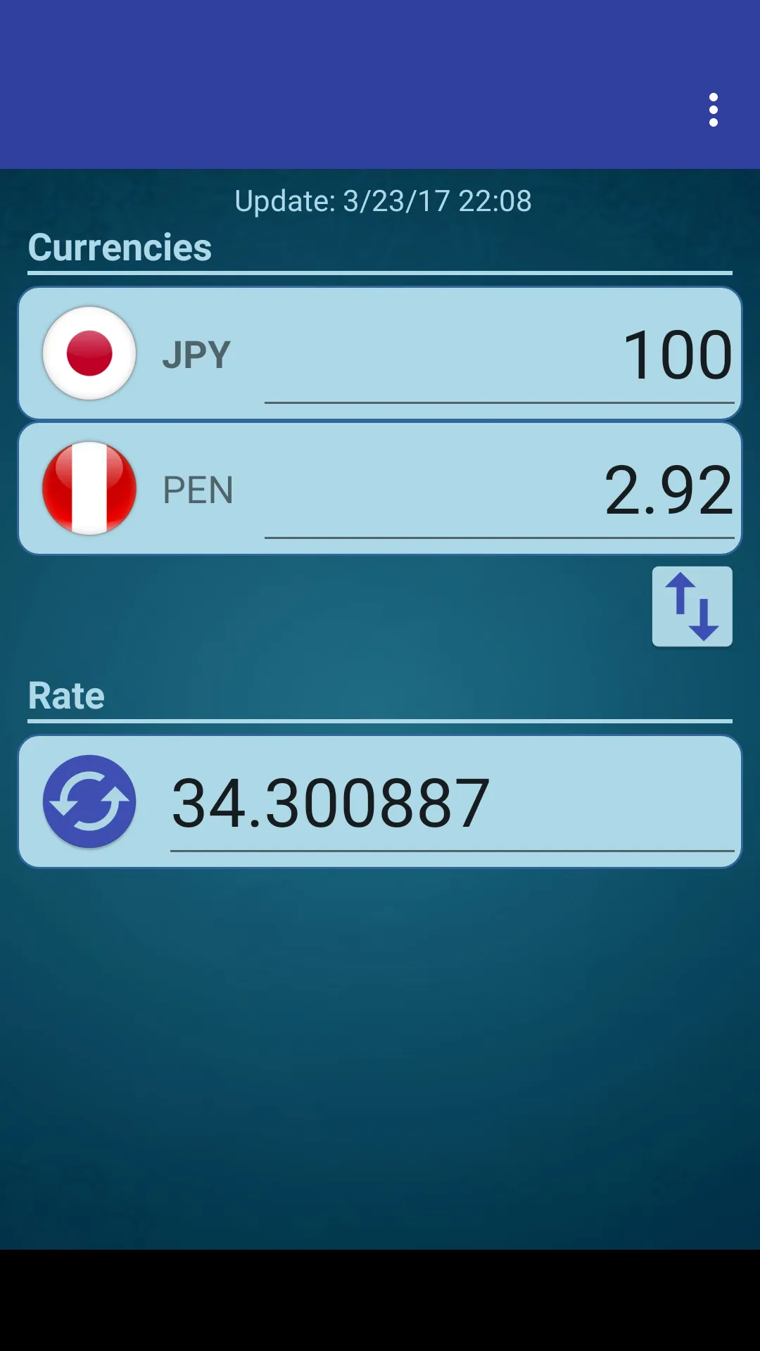 Japan Yen x Peruvian Nuevo Sol | Indus Appstore | Screenshot