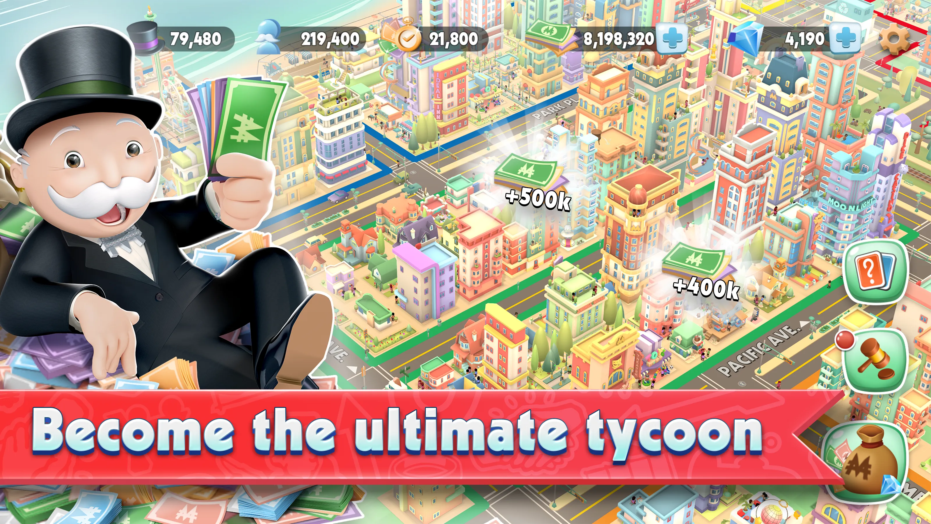 MONOPOLY Tycoon | Indus Appstore | Screenshot