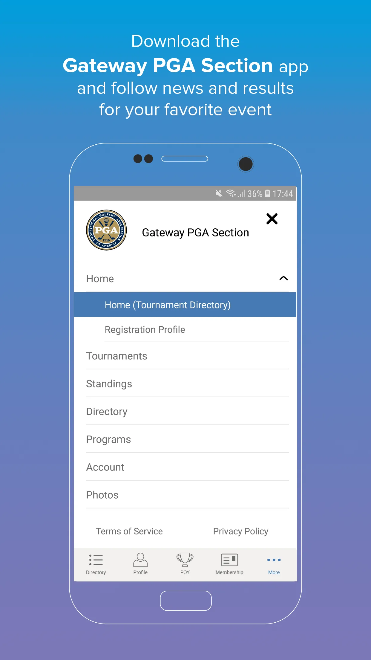 Gateway PGA Section | Indus Appstore | Screenshot