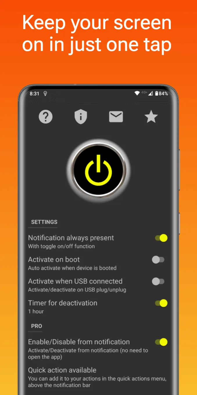 Stay Awake - Keep Screen On | Indus Appstore | Screenshot