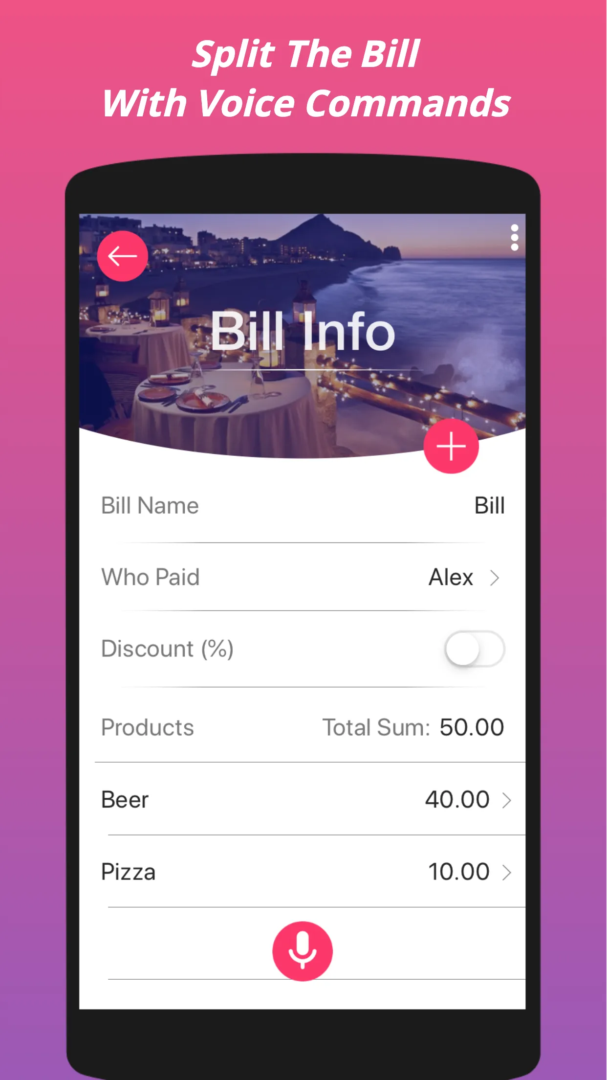 Split The Bill | Indus Appstore | Screenshot