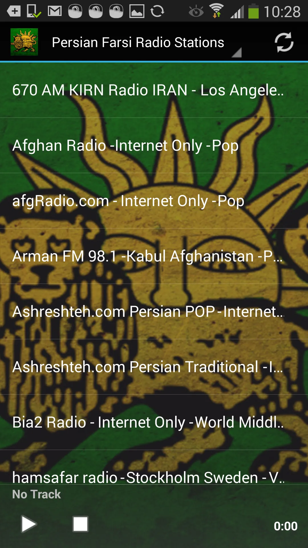 Persian Farsi Radio Stations | Indus Appstore | Screenshot