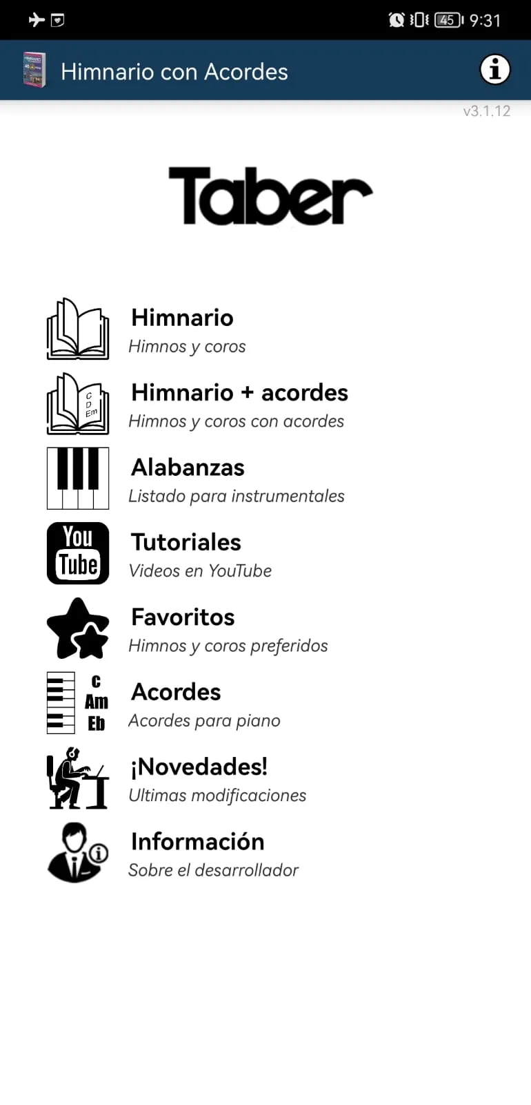 Himnario con Acordes - TBBAI | Indus Appstore | Screenshot