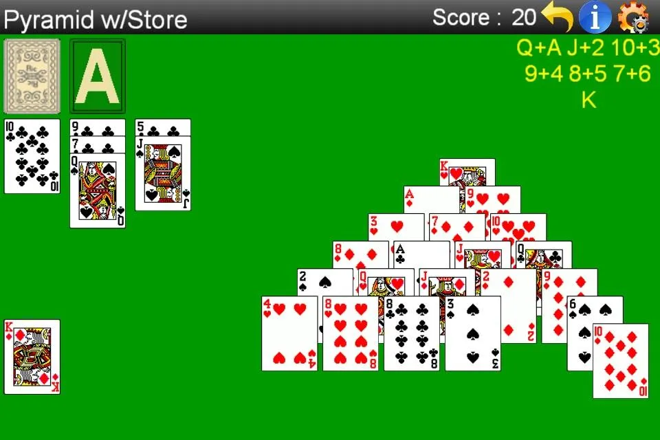 Pyramid Solitaire | Indus Appstore | Screenshot