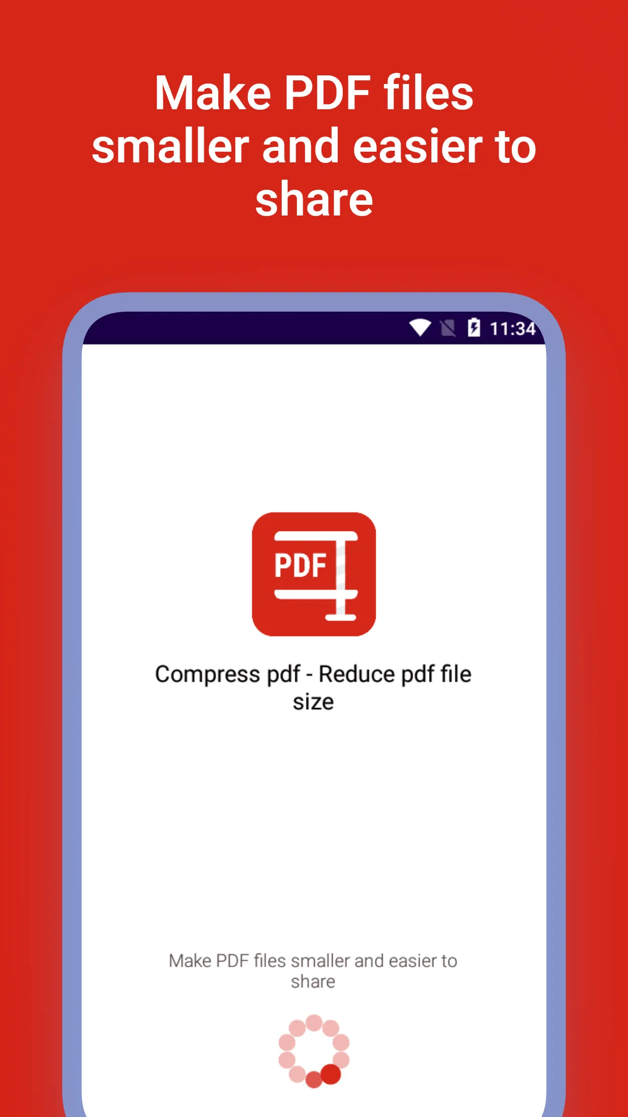 Compress pdf - Reduce pdf size | Indus Appstore | Screenshot