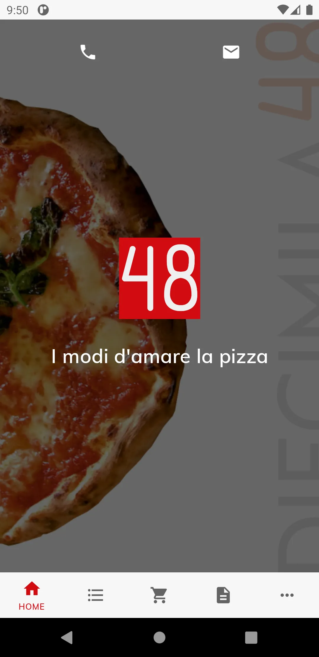 Pizzeria Diecimila48 | Indus Appstore | Screenshot