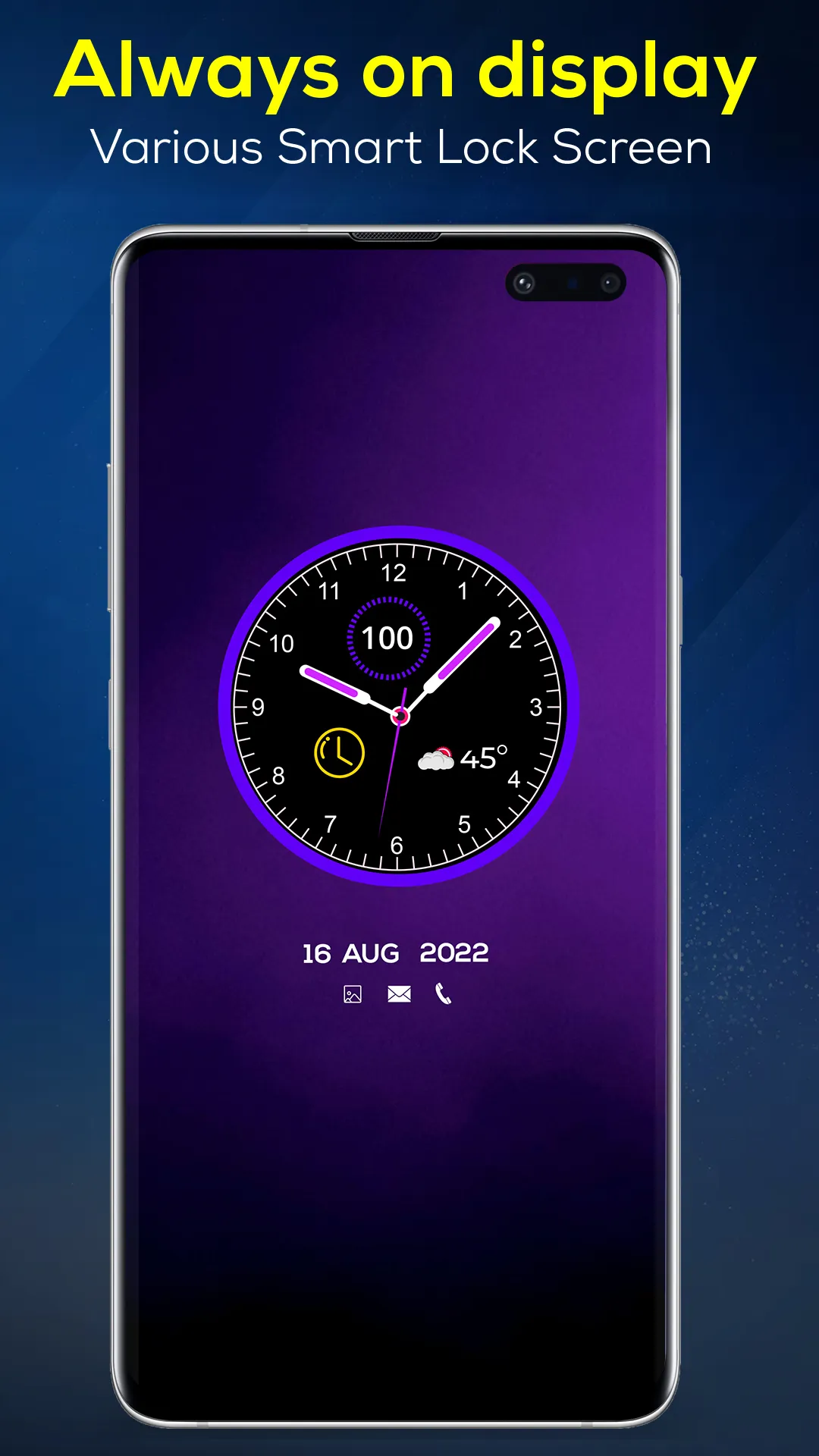 AOD Lock Screen Smart Clock | Indus Appstore | Screenshot