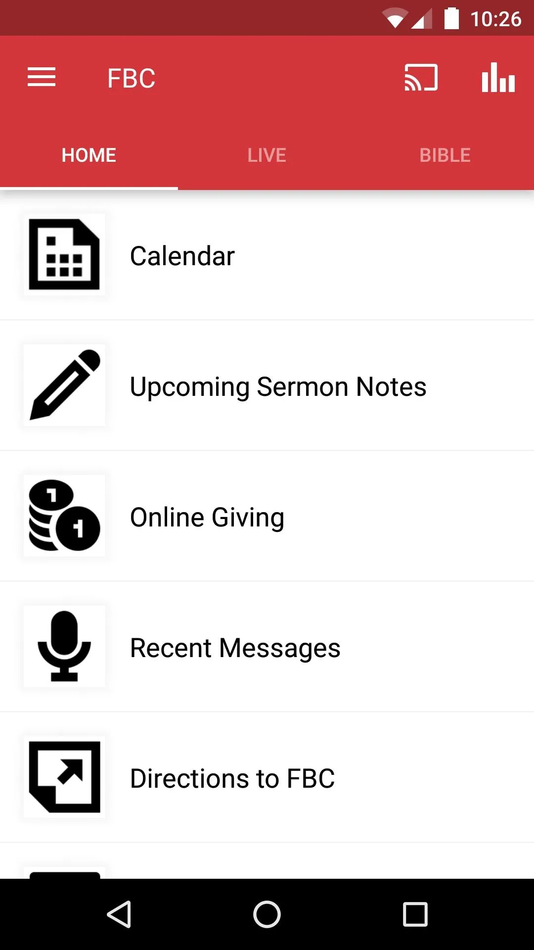 First Baptist Morristown TN | Indus Appstore | Screenshot