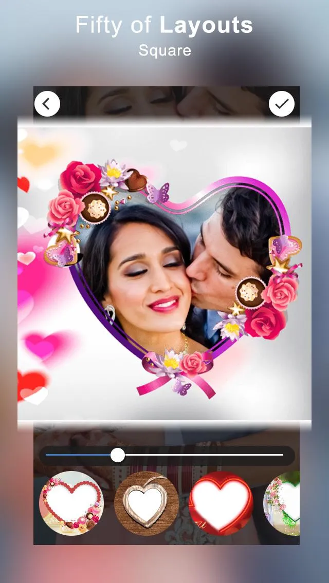 Valentine Day Photo Frame | Indus Appstore | Screenshot