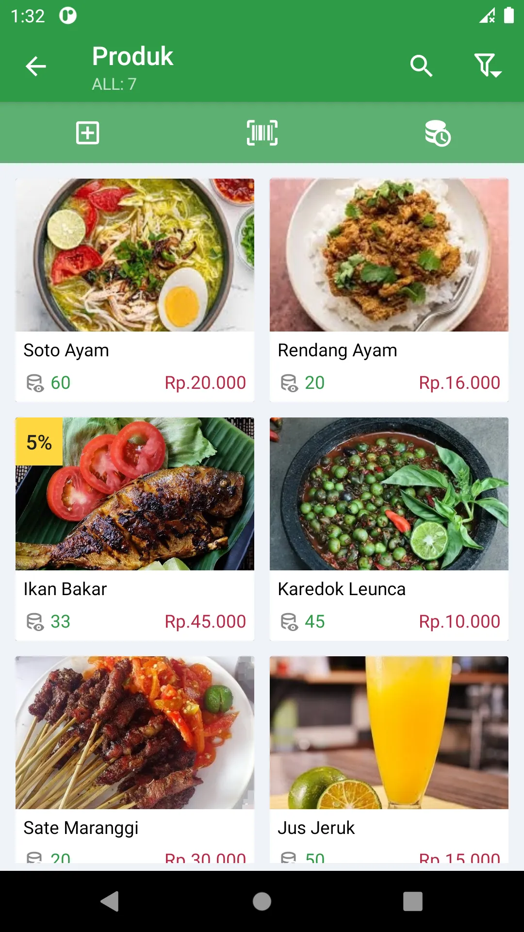 Cashier BON receipt | Indus Appstore | Screenshot