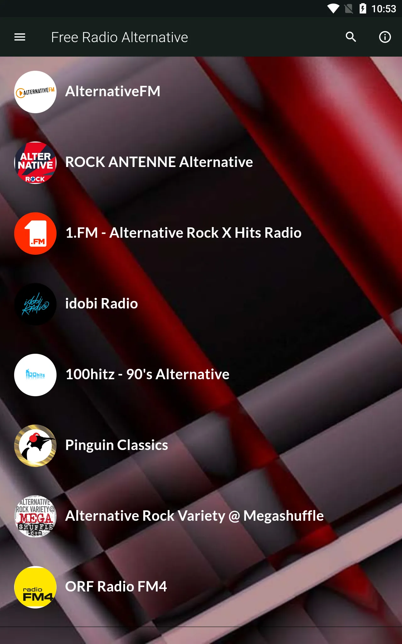 Radio Alternative Live | Indus Appstore | Screenshot