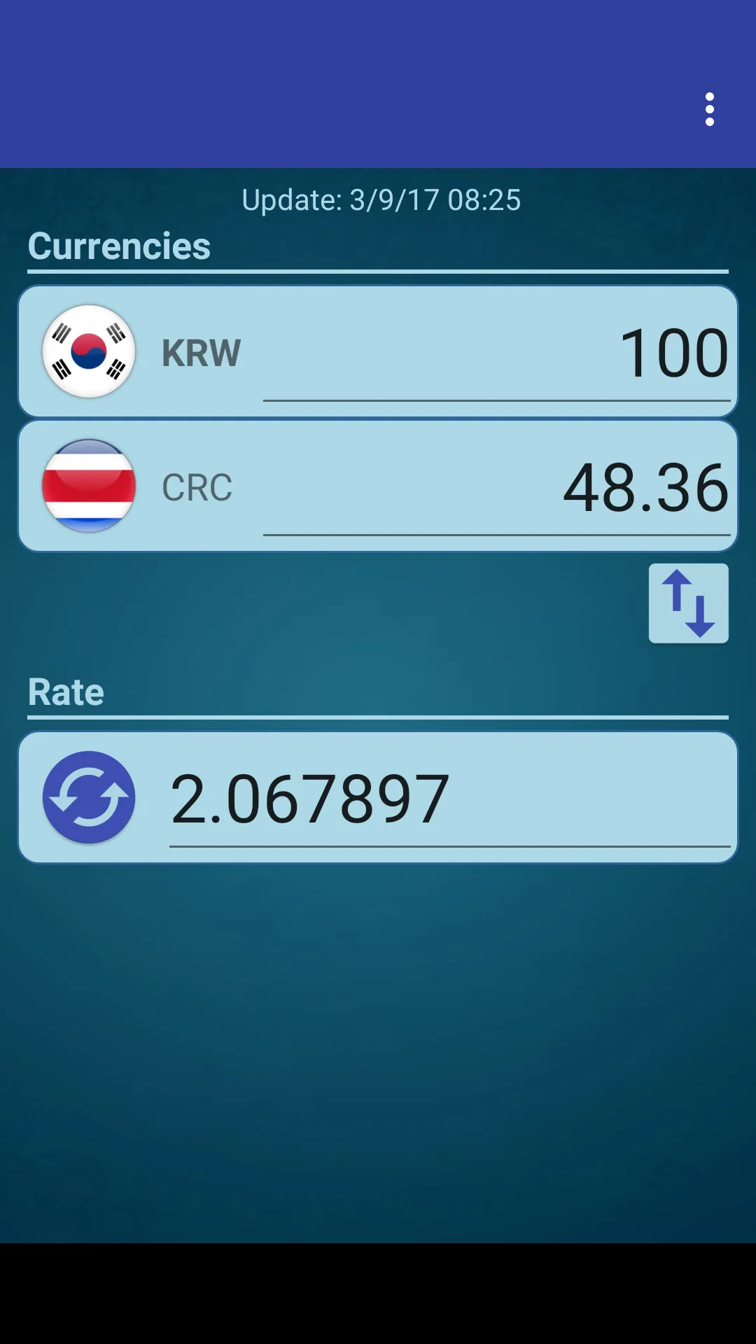 S Korea Won x Costa Rica Colón | Indus Appstore | Screenshot