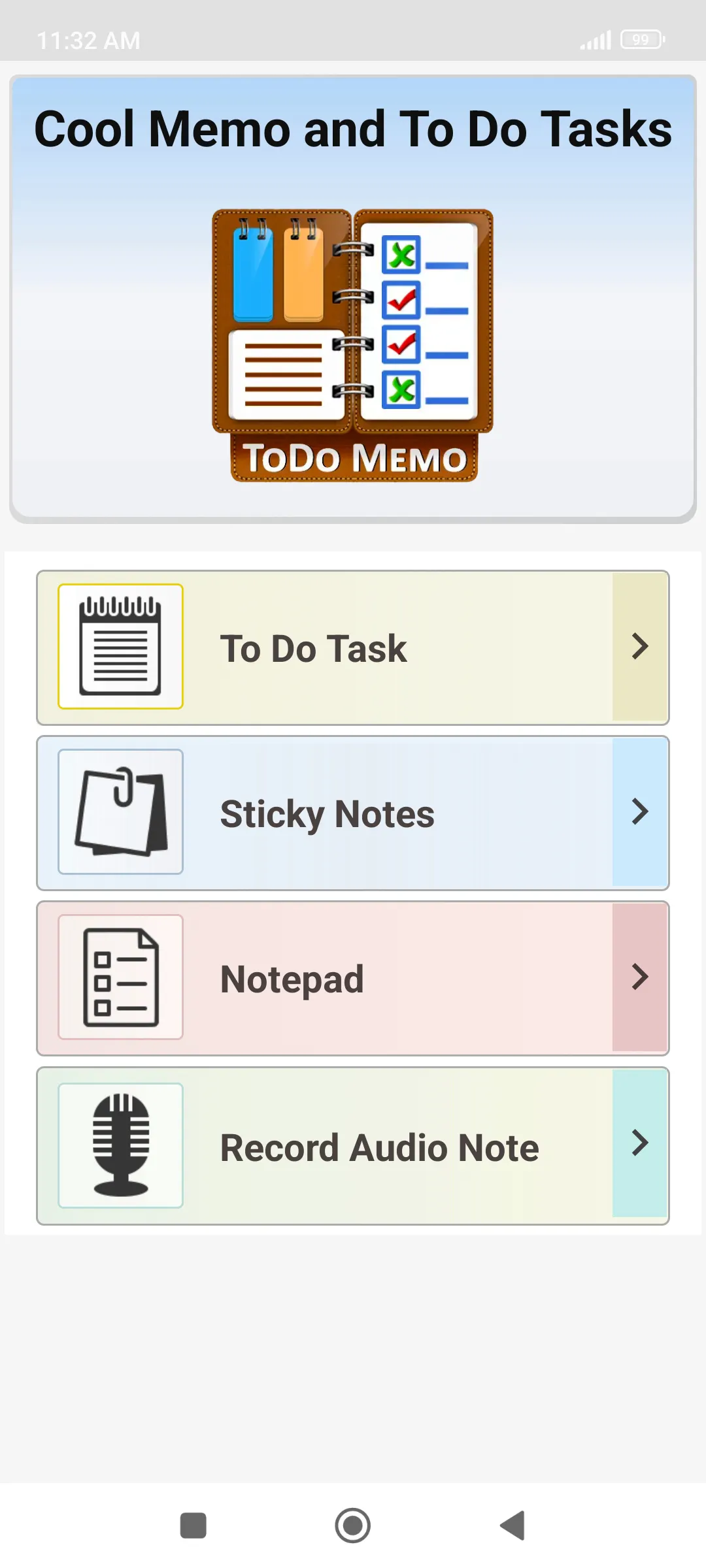 Memo Notes & To Do Tasks Diary | Indus Appstore | Screenshot