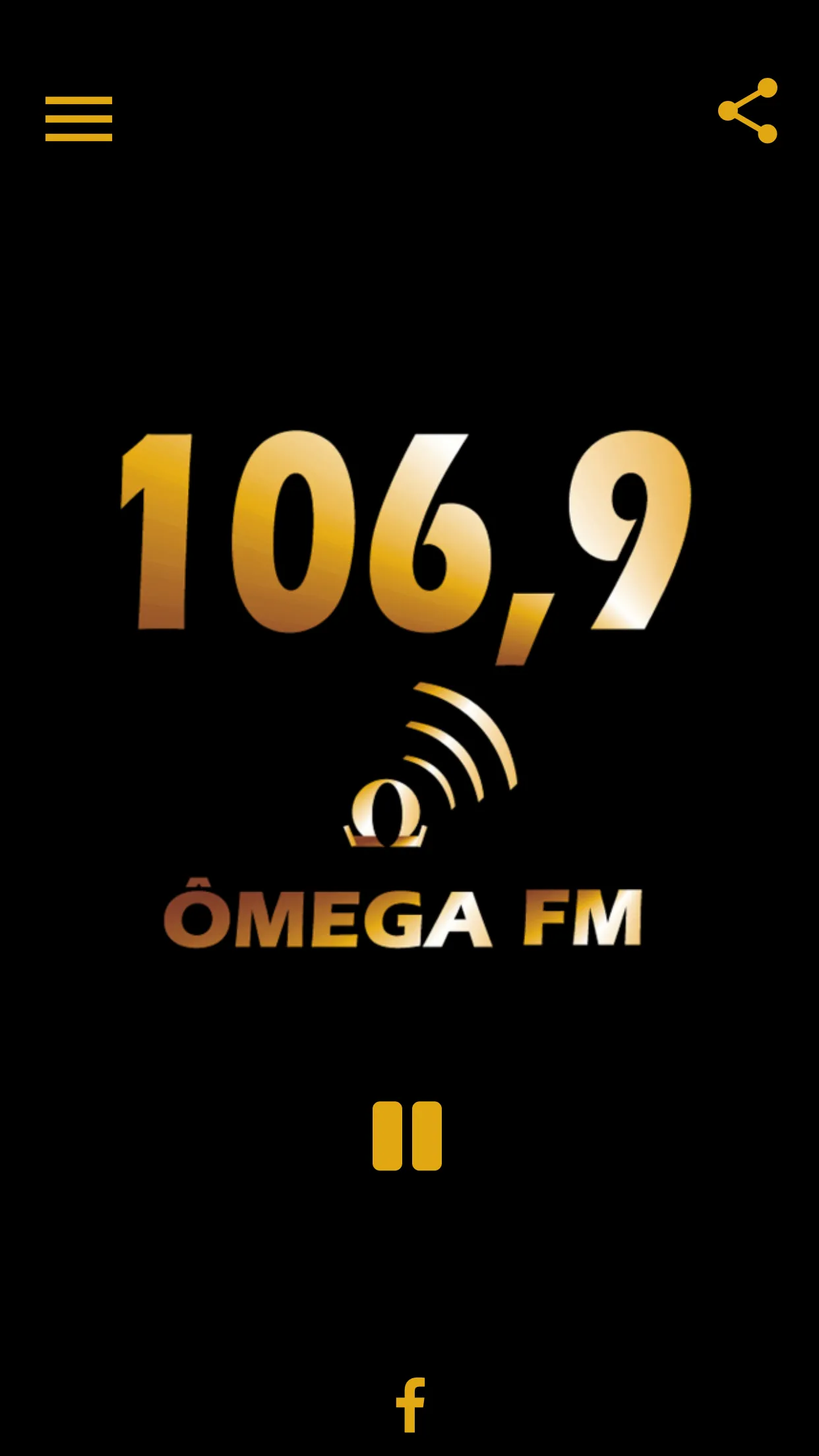 106.9 Ômega FM | Indus Appstore | Screenshot