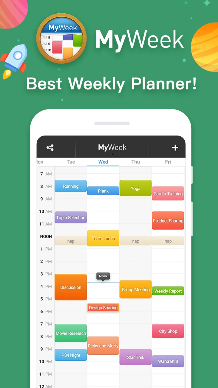 MyWeek - Weekly Schedule Plann | Indus Appstore | Screenshot