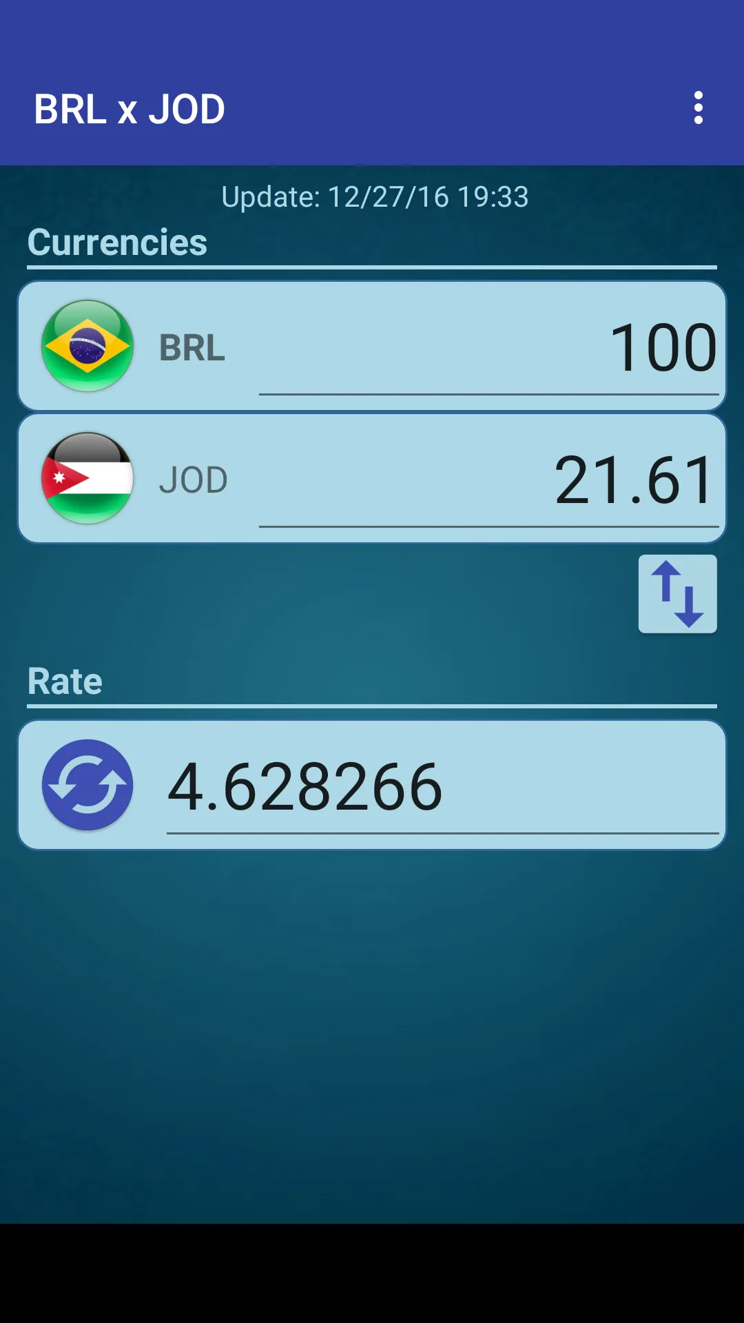 Brazil Real x Jordanian Dinar | Indus Appstore | Screenshot