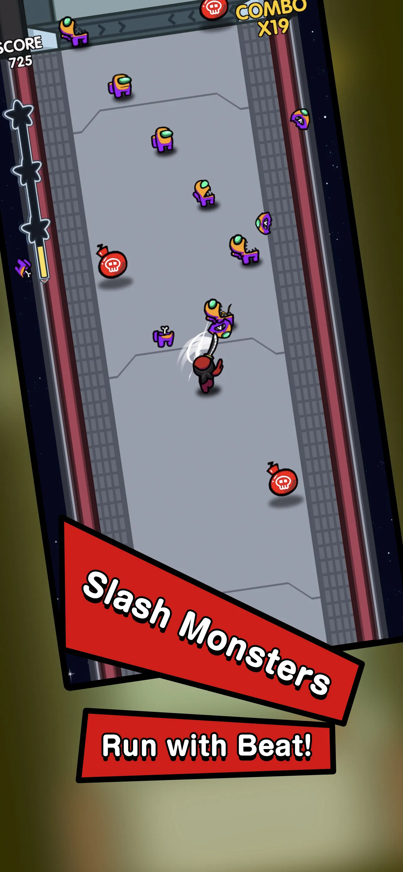 Impostor Run: Dash Music Saber | Indus Appstore | Screenshot