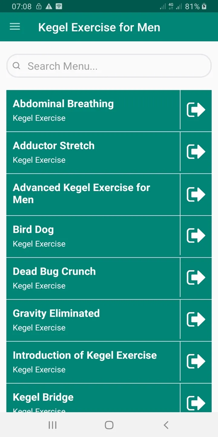 Kegel Exercise App for Men | Indus Appstore | Screenshot