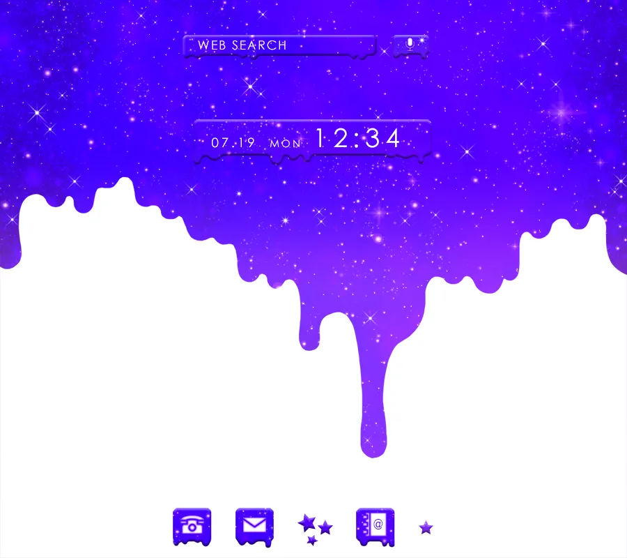 Melty Galaxy Theme | Indus Appstore | Screenshot