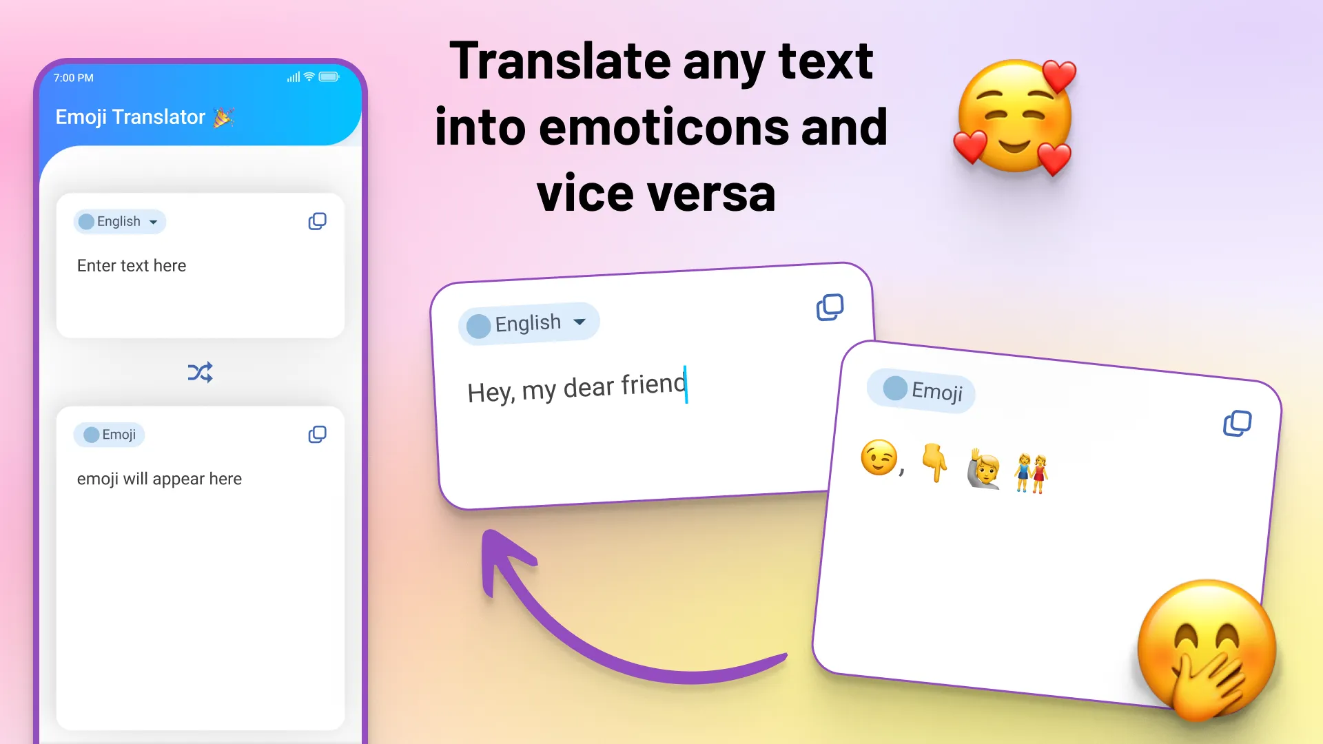 Emoji Translator: Text & Emoji | Indus Appstore | Screenshot