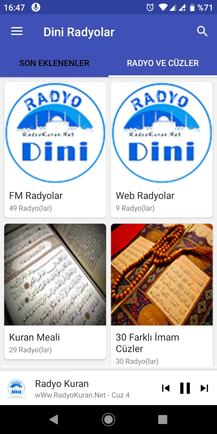 Dini Radyolar - İslami Radyo | Indus Appstore | Screenshot