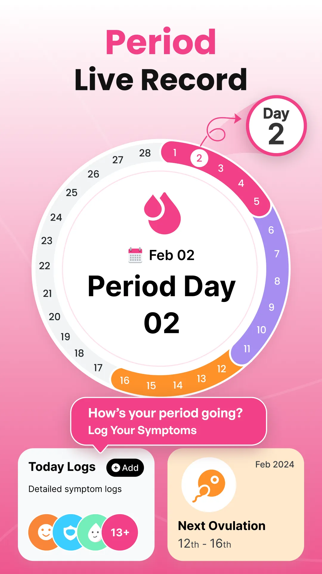 Period Tracker Ovulation Cycle | Indus Appstore | Screenshot