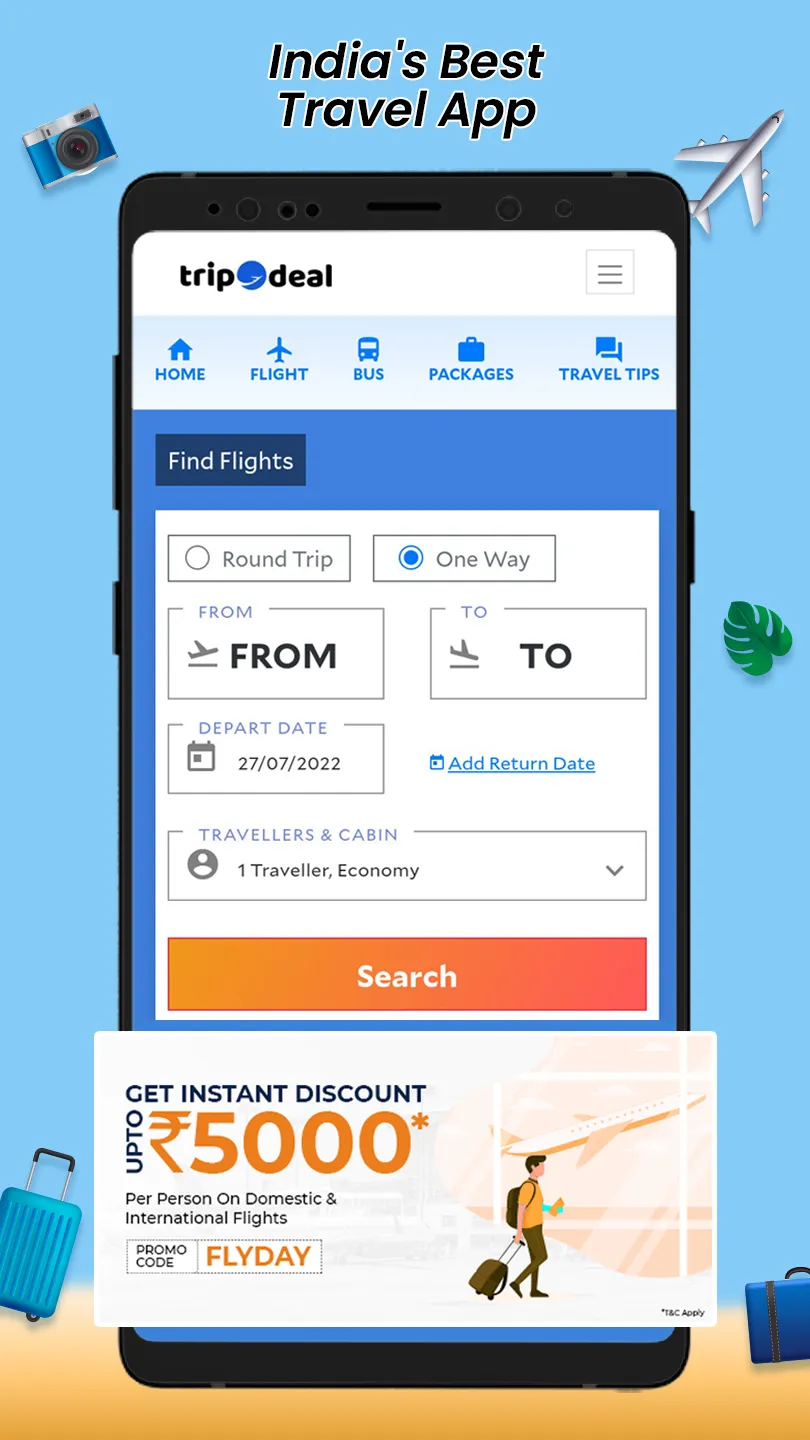 TripOdeal - Flights & More | Indus Appstore | Screenshot