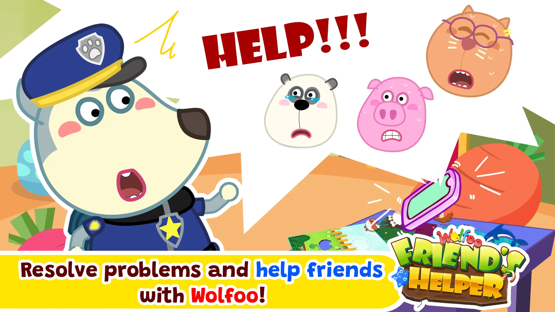 Wolfoo, The Friend's Helper | Indus Appstore | Screenshot