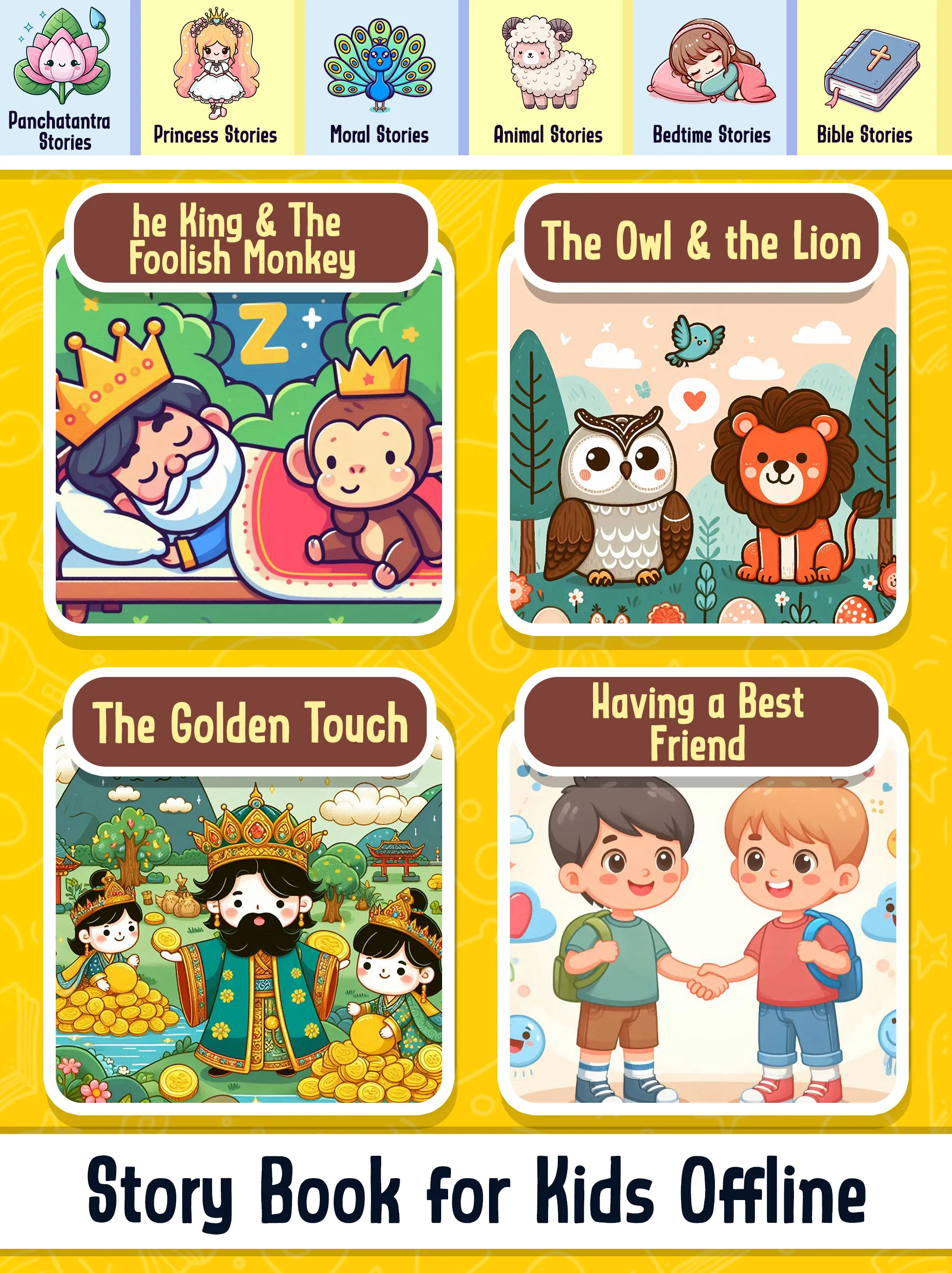 Kids English Stories Offline | Indus Appstore | Screenshot