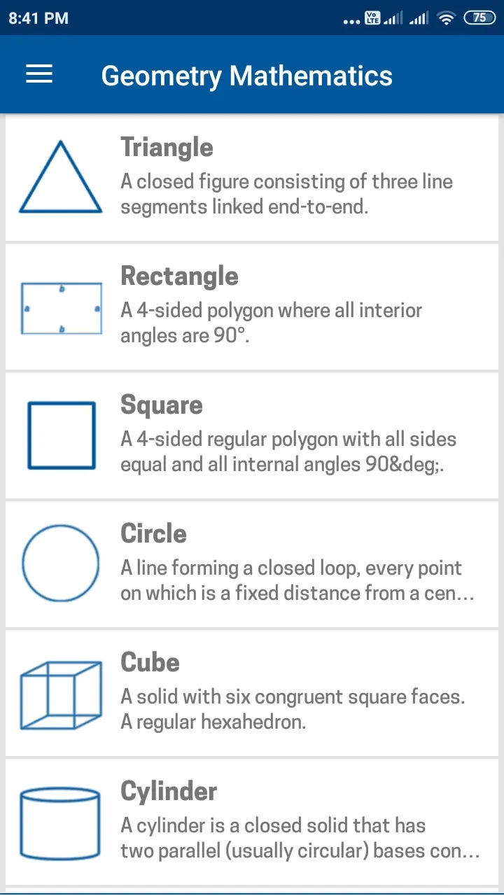 Geometry Mathematics | Indus Appstore | Screenshot