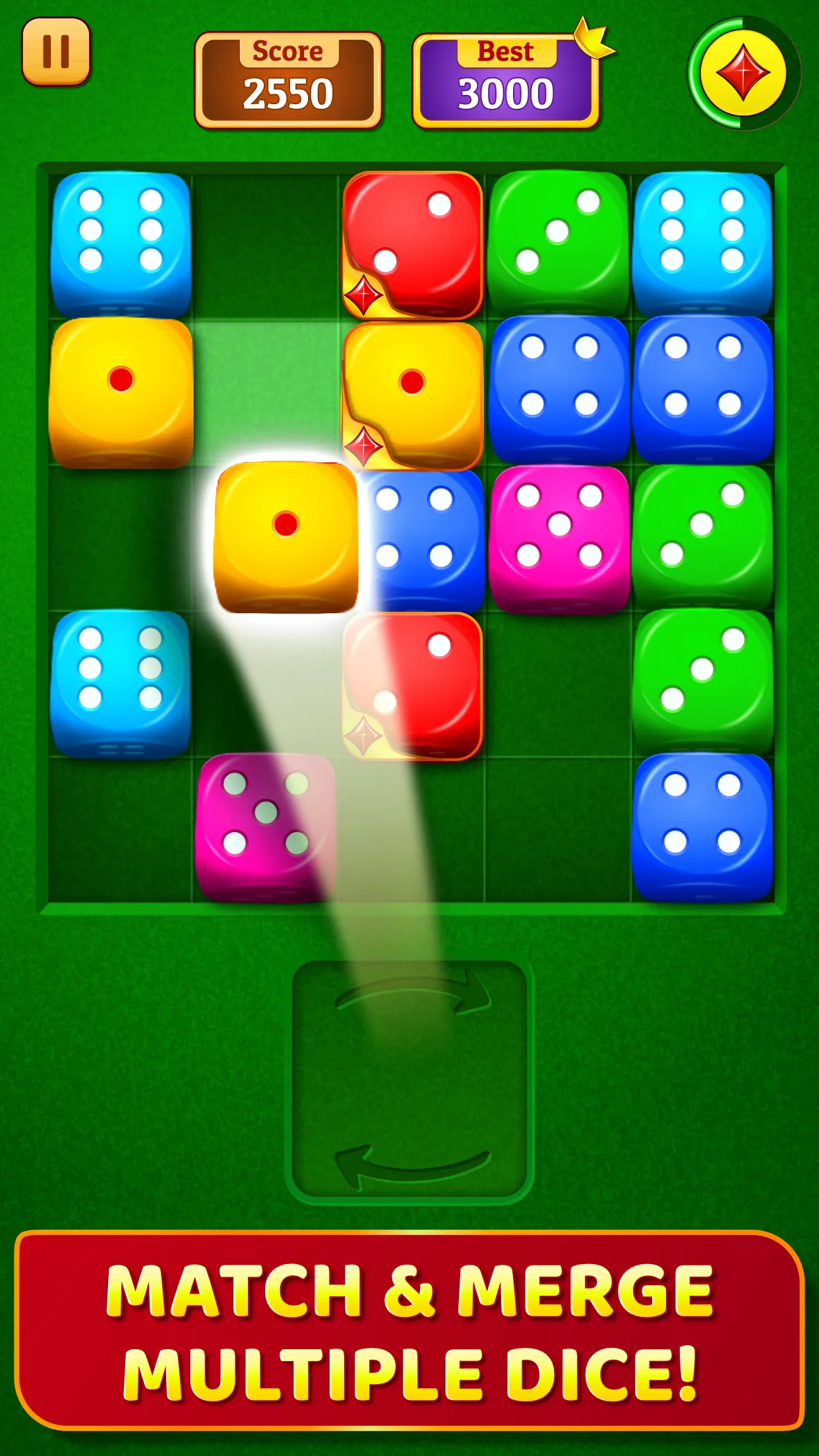 Dice Puzzle - Dice Merge Game | Indus Appstore | Screenshot