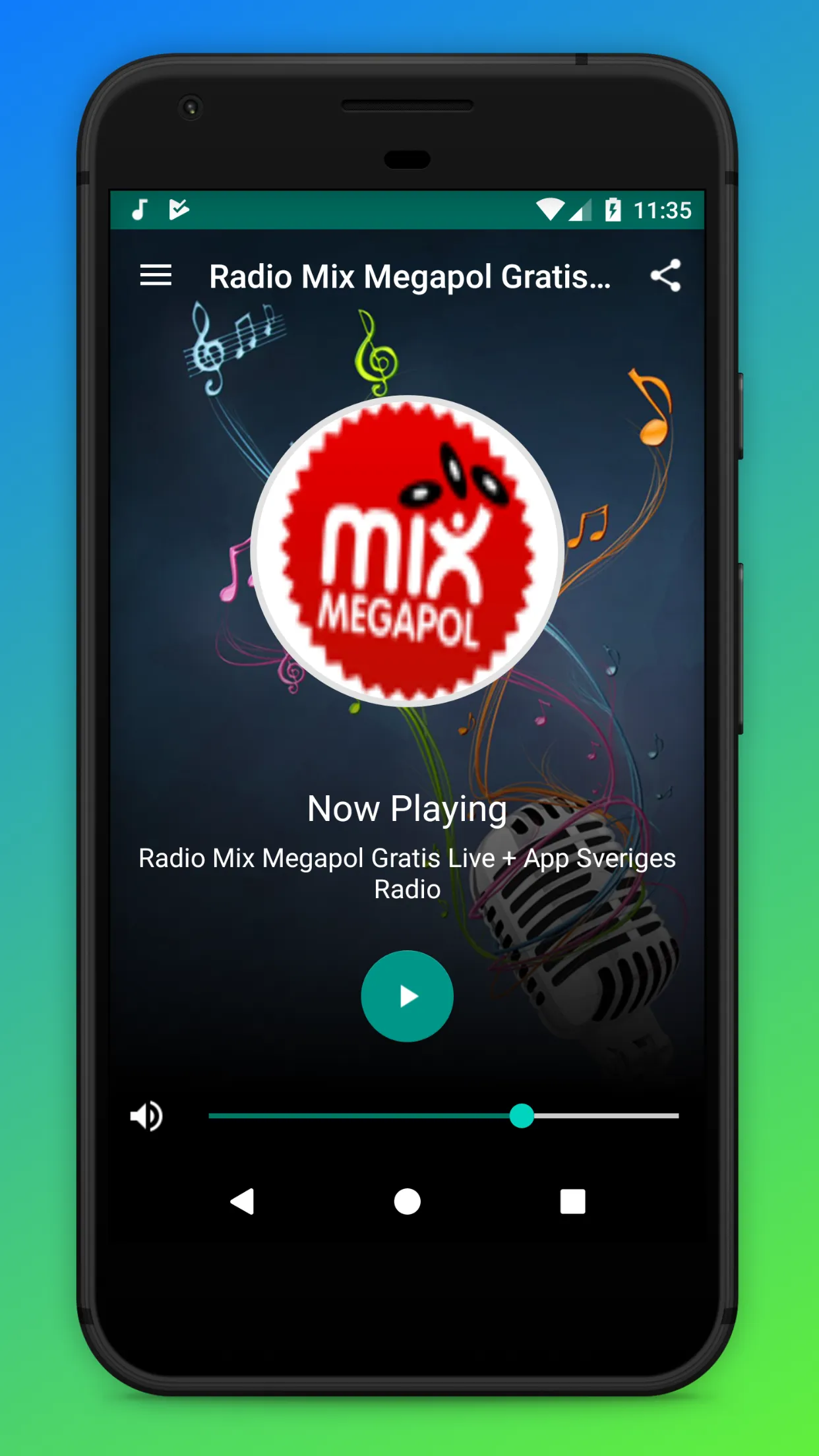 Mix Megapol Radio Sverige App | Indus Appstore | Screenshot