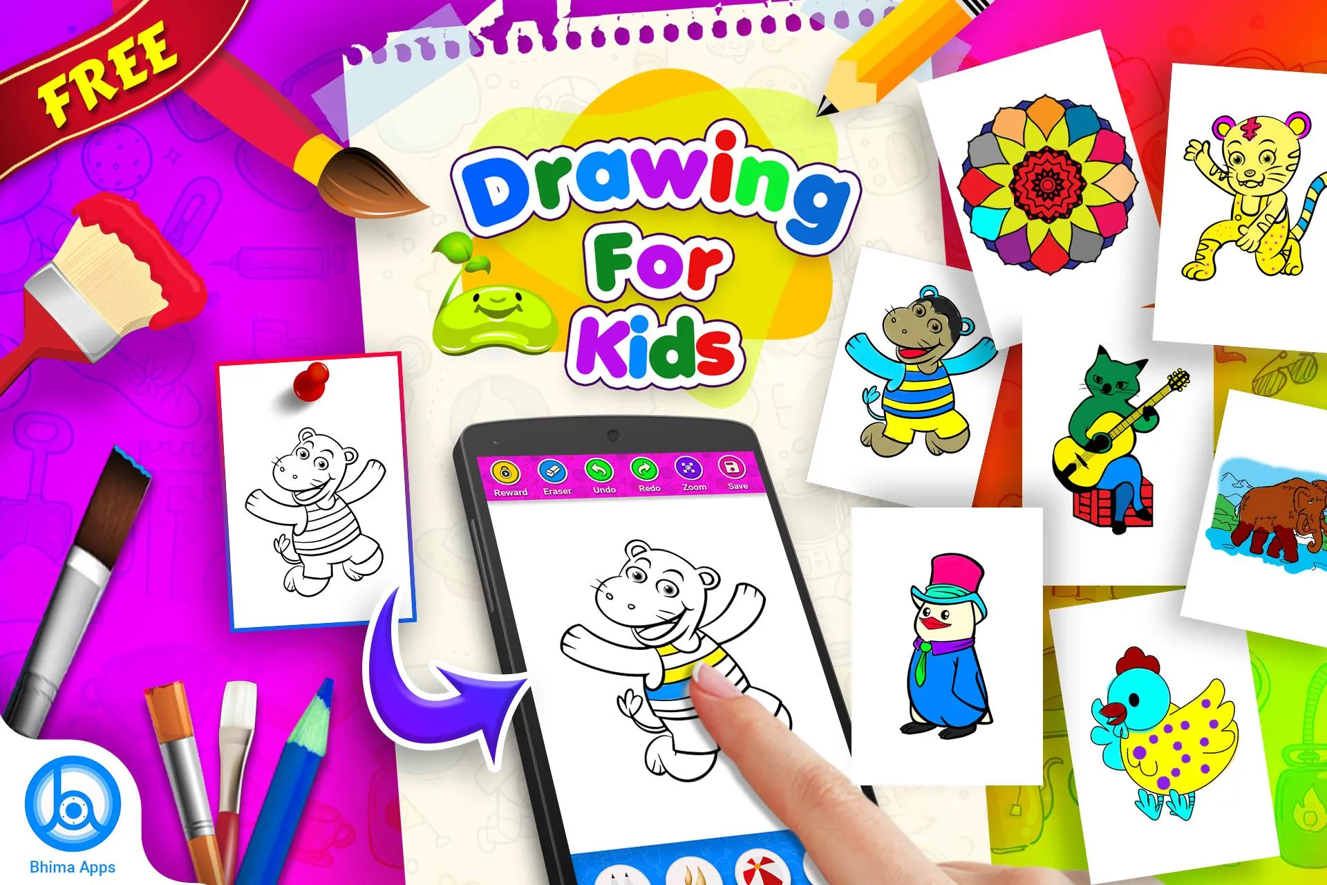 Coloring Book for Kids – Drawi | Indus Appstore | Screenshot