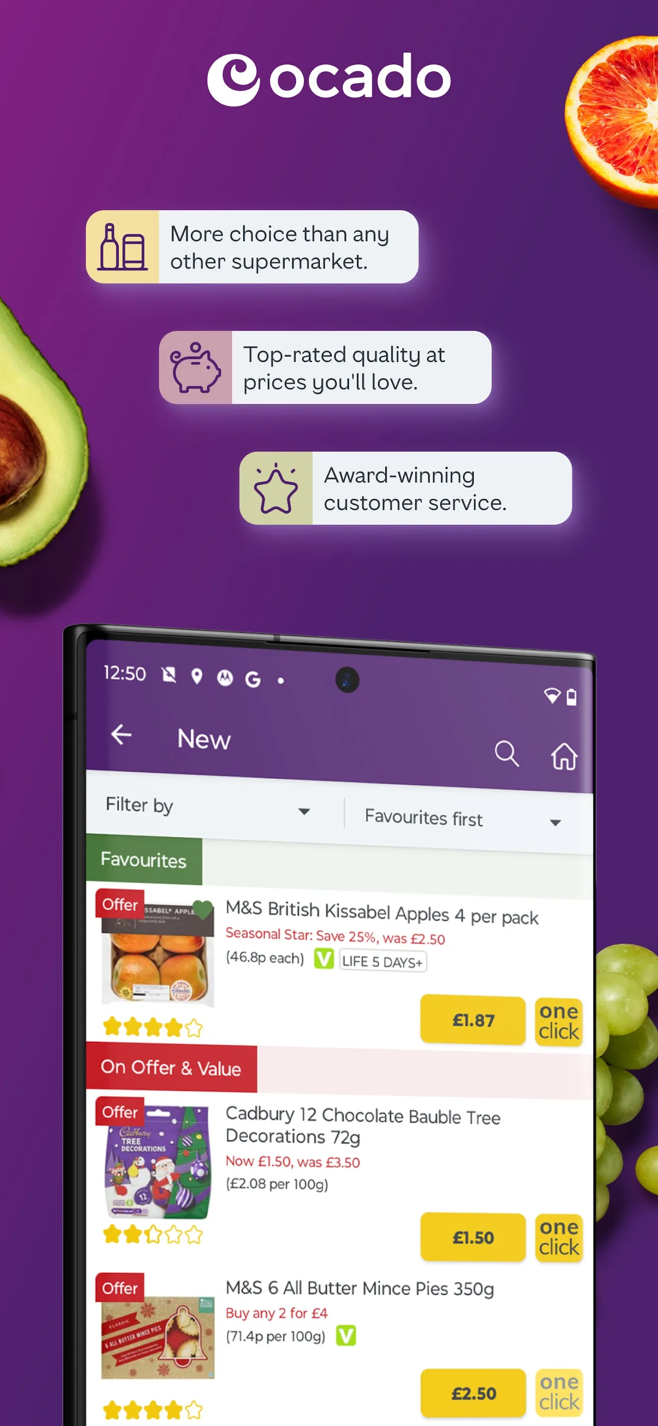 Ocado: supermarket shopping | Indus Appstore | Screenshot