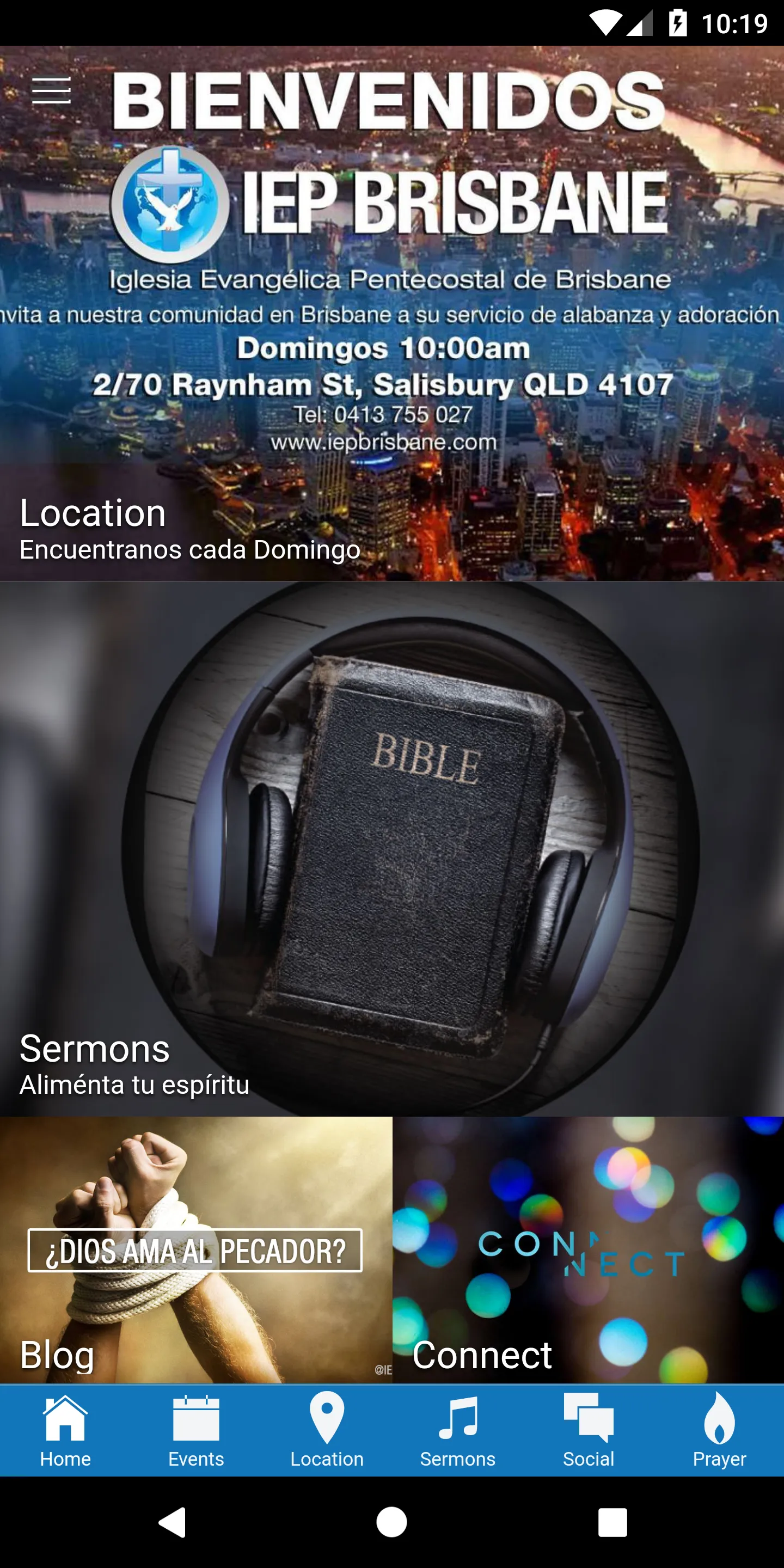 Iglesia Hispana de Brisbane | Indus Appstore | Screenshot