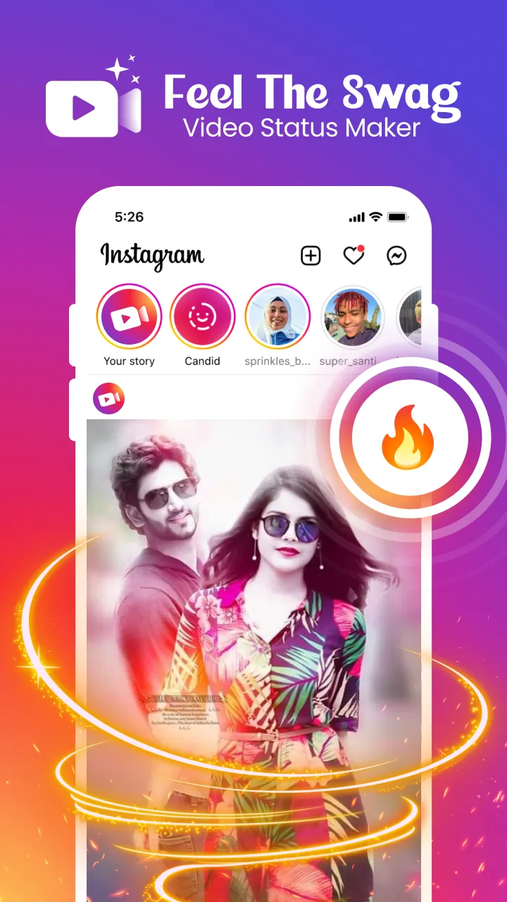 Feel The Swag Lyrics Vid Maker | Indus Appstore | Screenshot